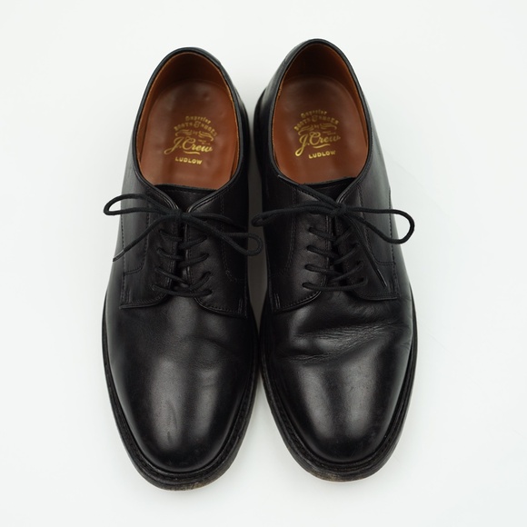 JCREW Mens Size 11 Ludlow Derbys in Black $248 CD559 - Picture 2 of 7